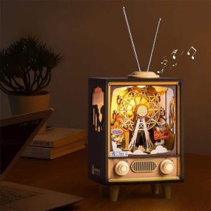 Maquette TV vintage
